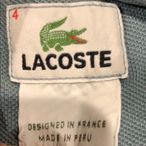 Lacoste button up shirt